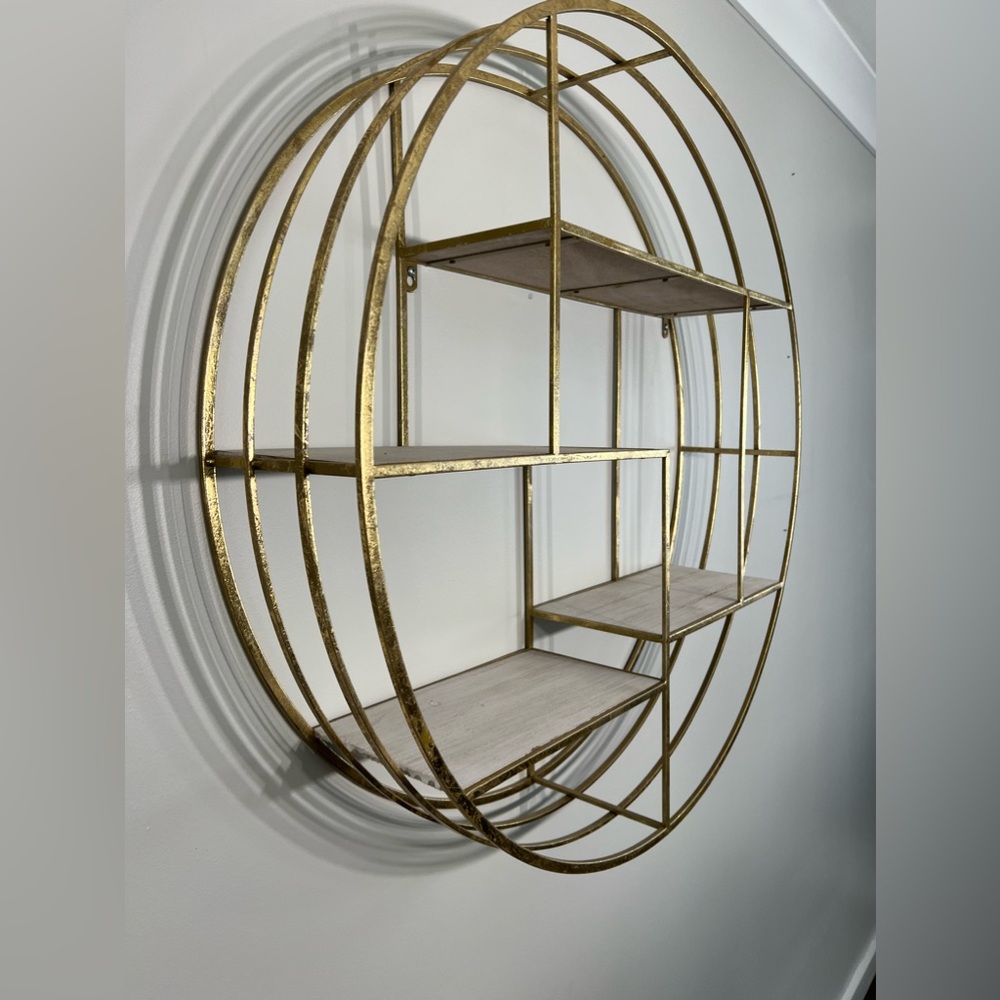 Decorative wall shelf